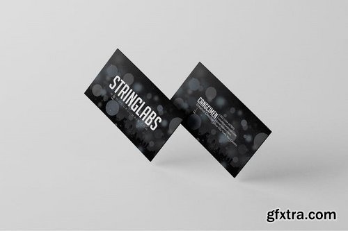 Dark Bokeh - Business Card Template