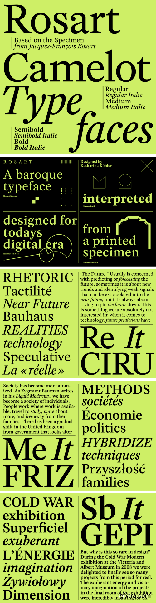 Rosart Font Family