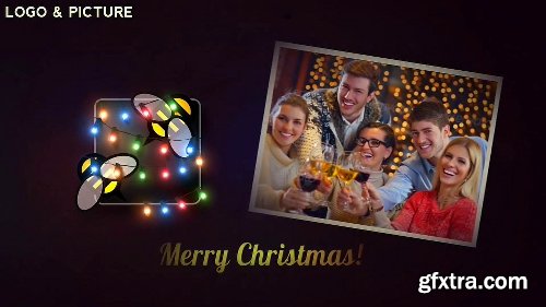 Videohive Christmas Lights Logo & Slideshow 6261740