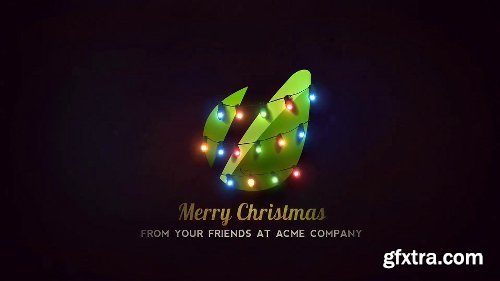 Videohive Christmas Lights Logo & Slideshow 6261740