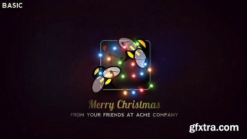 Videohive Christmas Lights Logo & Slideshow 6261740