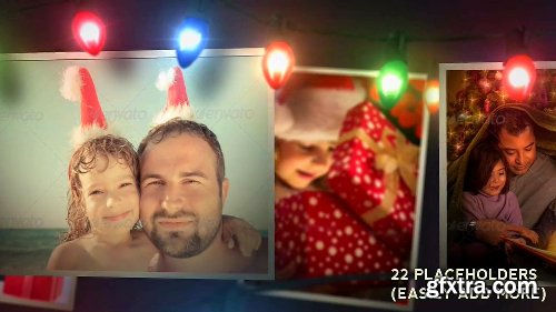 Videohive Christmas Lights Logo & Slideshow 6261740