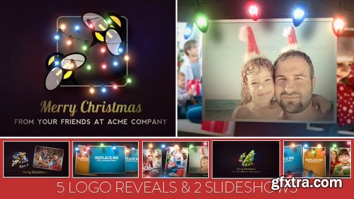 Videohive Christmas Lights Logo & Slideshow 6261740