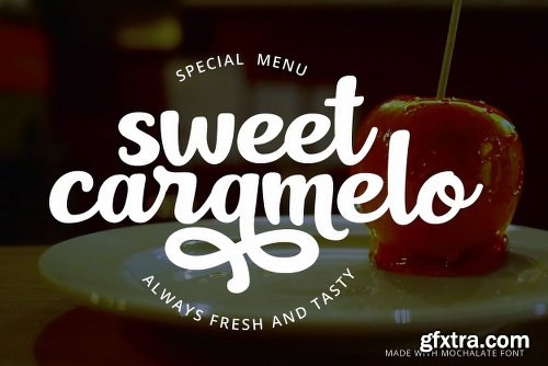 CreativeMarket Mochalate | sweet & delicious font 3131340