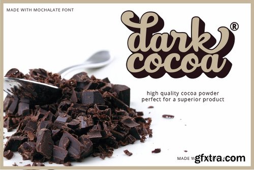 CreativeMarket Mochalate | sweet & delicious font 3131340