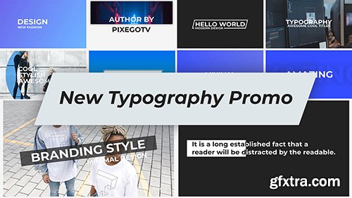 New Typography Promo - After Effects 128894