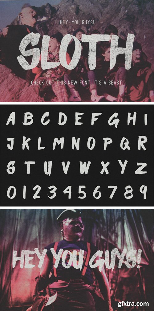 Download Sloth Font » GFxtra