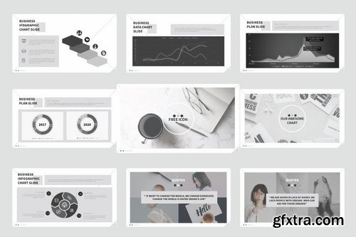 Bebas Powerpoint Keynote and Google Slide Templates