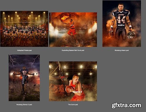 Dynamic Sports Backgrounds