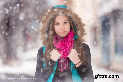 Snow Day - Photoshop Actions & Snow Overlays