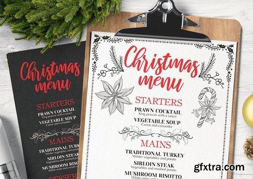 Christmas Party Menu Restaurant