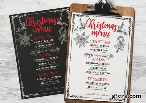 Christmas Party Menu Restaurant