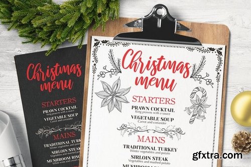 Christmas Party Menu Restaurant