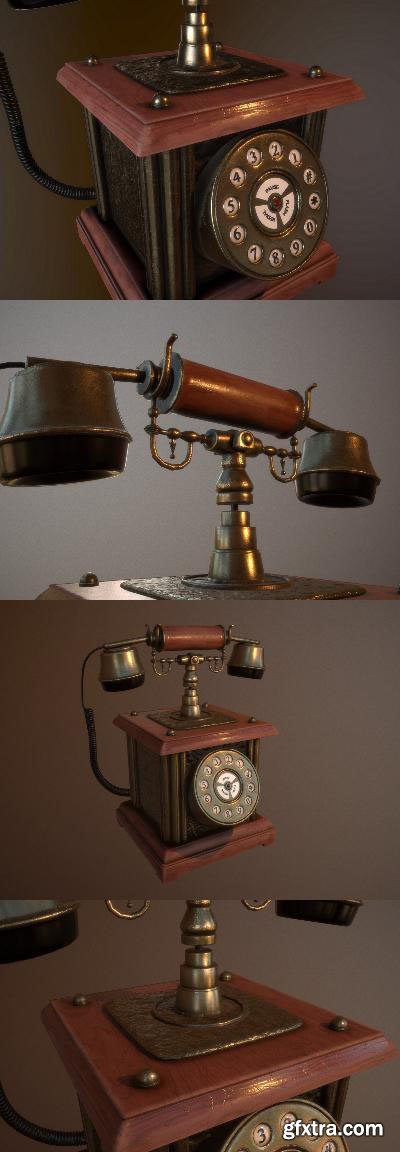 Vintage Phone – 3D Model