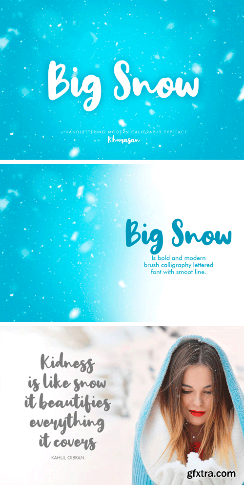 Big Snow Typeface