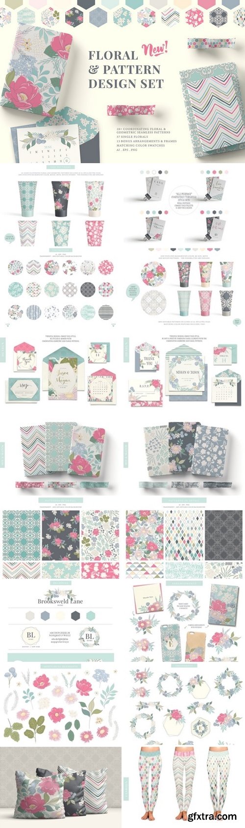 CM - Floral & Pattern Design Set 2584197