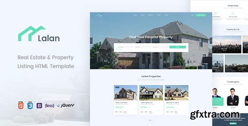 ThemeForest - Lalan v1.0 - Real Estate & Property Listing HTML Template - 21845605