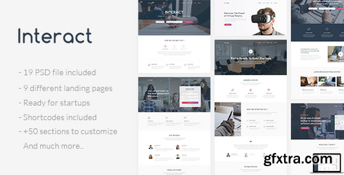 ThemeForest - Interact v1.0 - Multipurpose Landing Page Template - 17673256