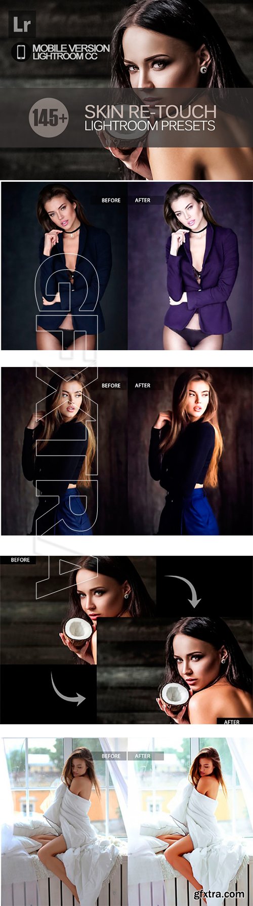 145+ Skin ReTouch Lightroom Mobile bundle