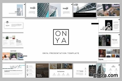 Onya Minimal Creative Powerpoint Keynote and Google Slide Templates