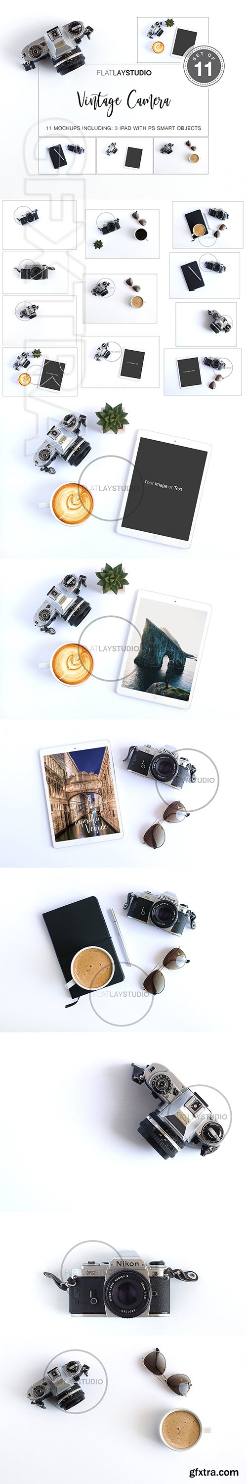 CreativeMarket - VINTAGE CAMERA MOCKUP 141 2740156