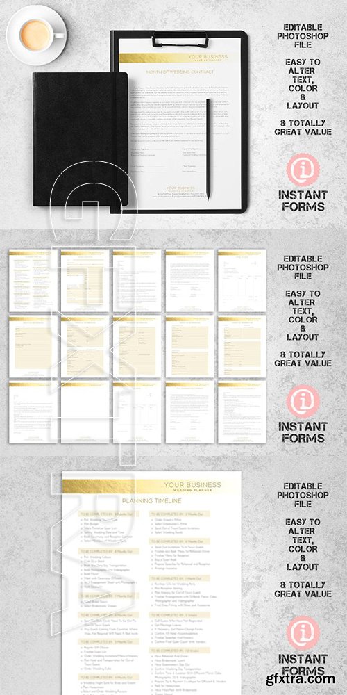 CreativeMarket - Wedding Planner Contract & Forms 2741551