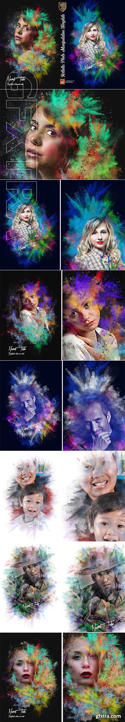 CreativeMarket - Artistic Photo Manipulation Template 3153121