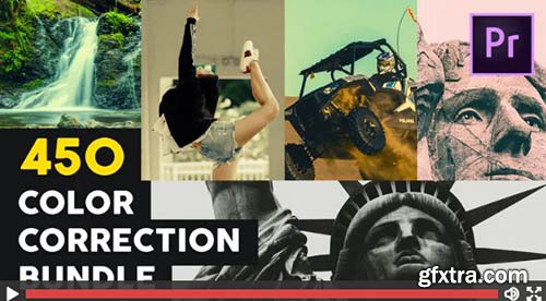 450 Color Correction Bundle - Premiere Pro Templates 139396