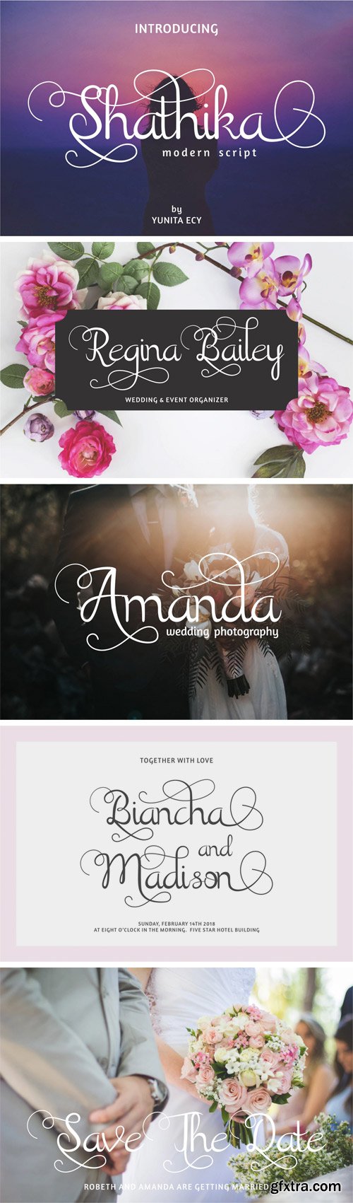 Shathika Script Font