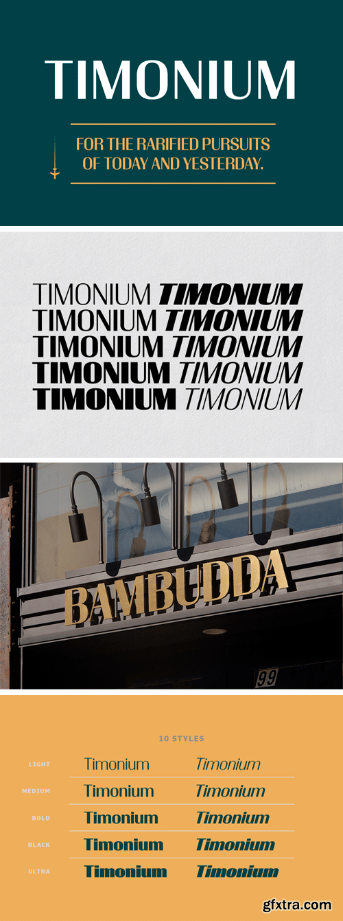 Timonium Font Family