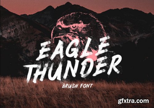 CreativeMarket Eagle Thunder - Brush 3143277