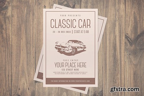 Classic Car Flyer