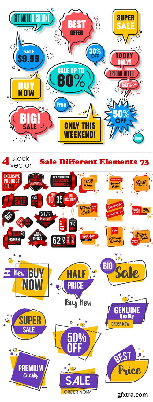 Vectors - Sale Different Elements 73