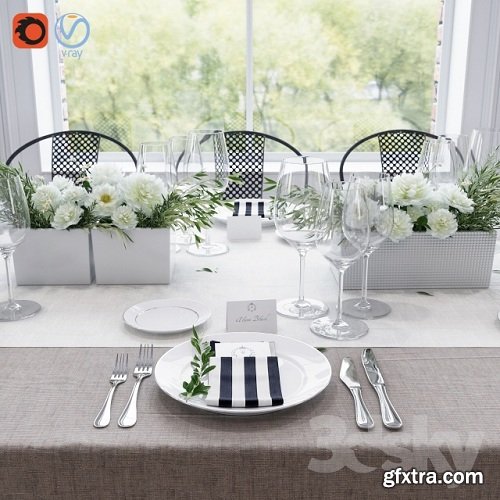 Banquet Table Setting