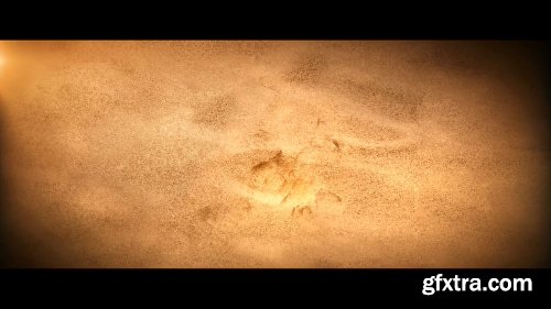 Videohive Sand Logo Opener 22847322