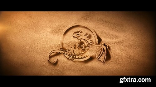 Videohive Sand Logo Opener 22847322