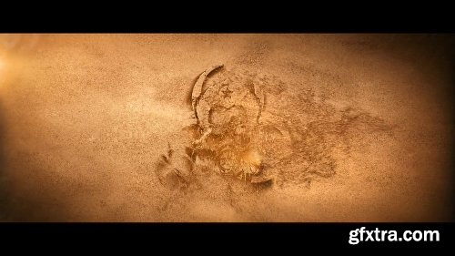 Videohive Sand Logo Opener 22847322