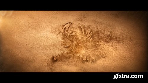 Videohive Sand Logo Opener 22847322