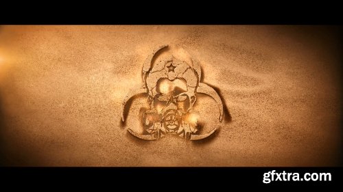 Videohive Sand Logo Opener 22847322