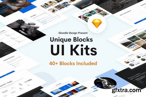 Blocks - Multipurpose UI Kits Sketch Template