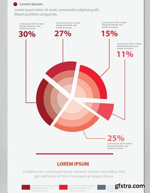 Red Info Graphic Elements Design