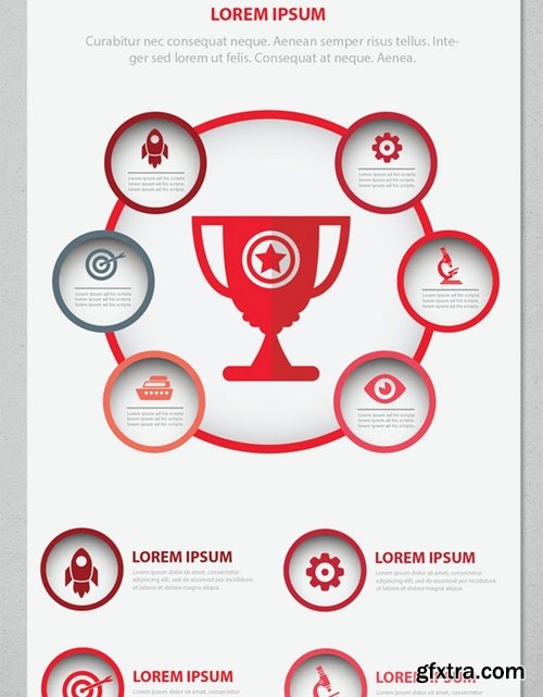 Red Info Graphic Elements Design