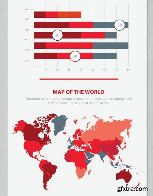 Red Info Graphic Elements Design