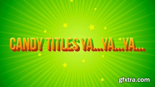 Videohive Candy Titles 22590467