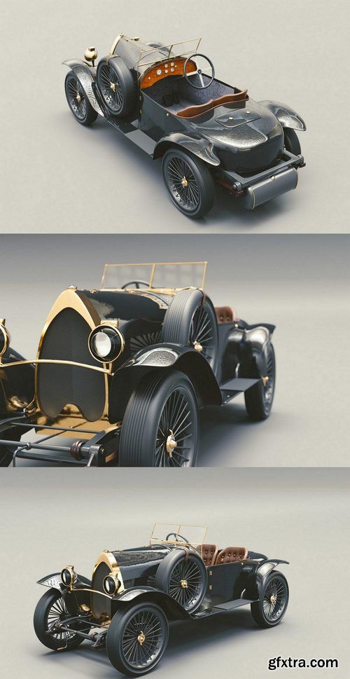 Bugatti Type 18 – 3D Model