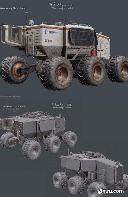 Planetary Rover – 3D Model