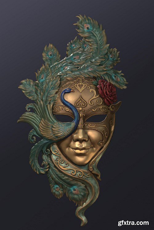 Venetian Mask – 3D Model