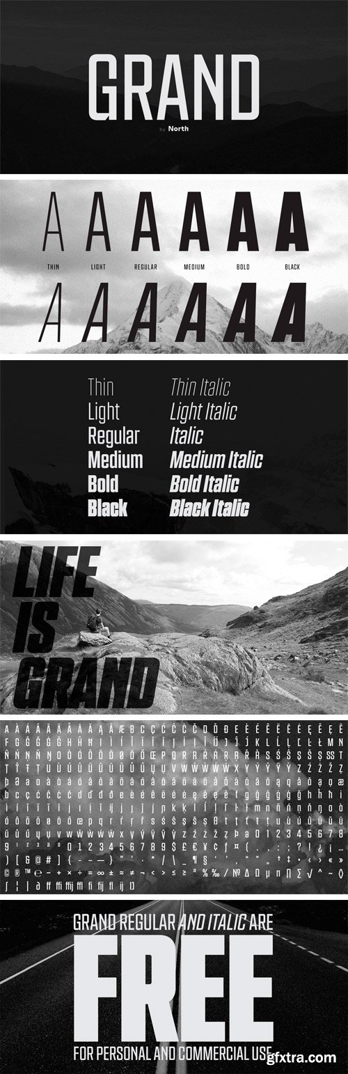 Grand Font Family