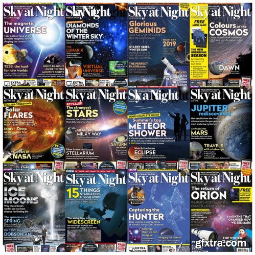 BBC Sky at Night - 2018 Full Year Issues Collection