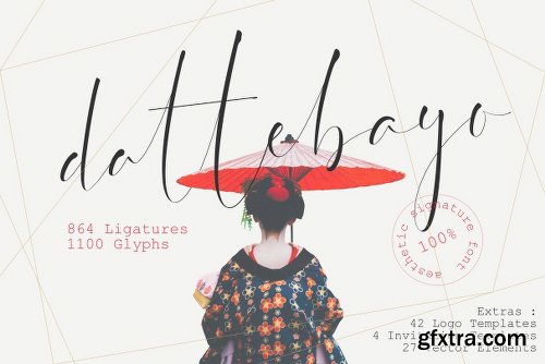 CreativeMarket Dattebayo Signature + Extras 3059825